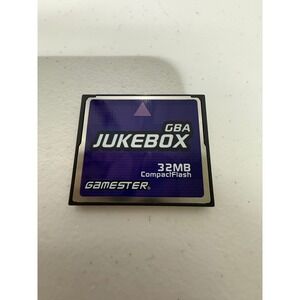 Gamester GBA Jukebox 32MB CompactFlash Memory Card for Game Boy Advance CF Rare